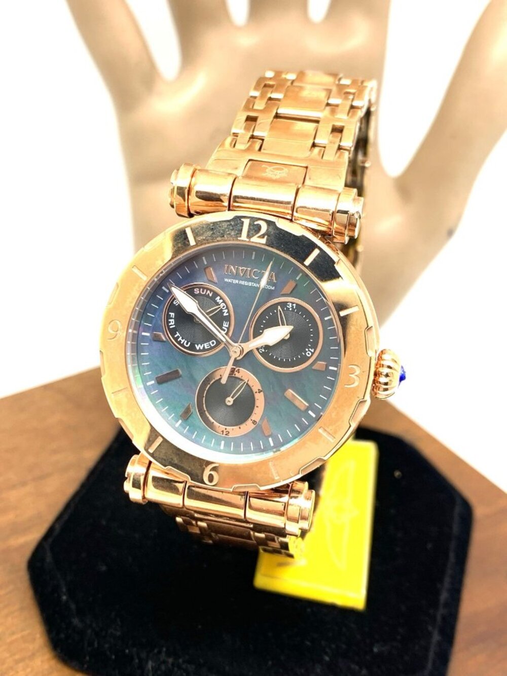 Invicta Women's Watch 24429 Subaqua Rose Gold Quartz Blue Mother of Pearl Dial